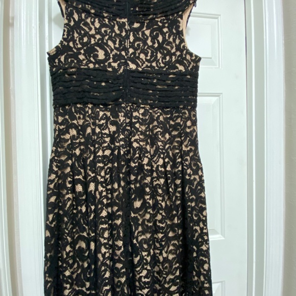 Adrianna Papell Evening dress black/lace/nude - Picture 3 of 4